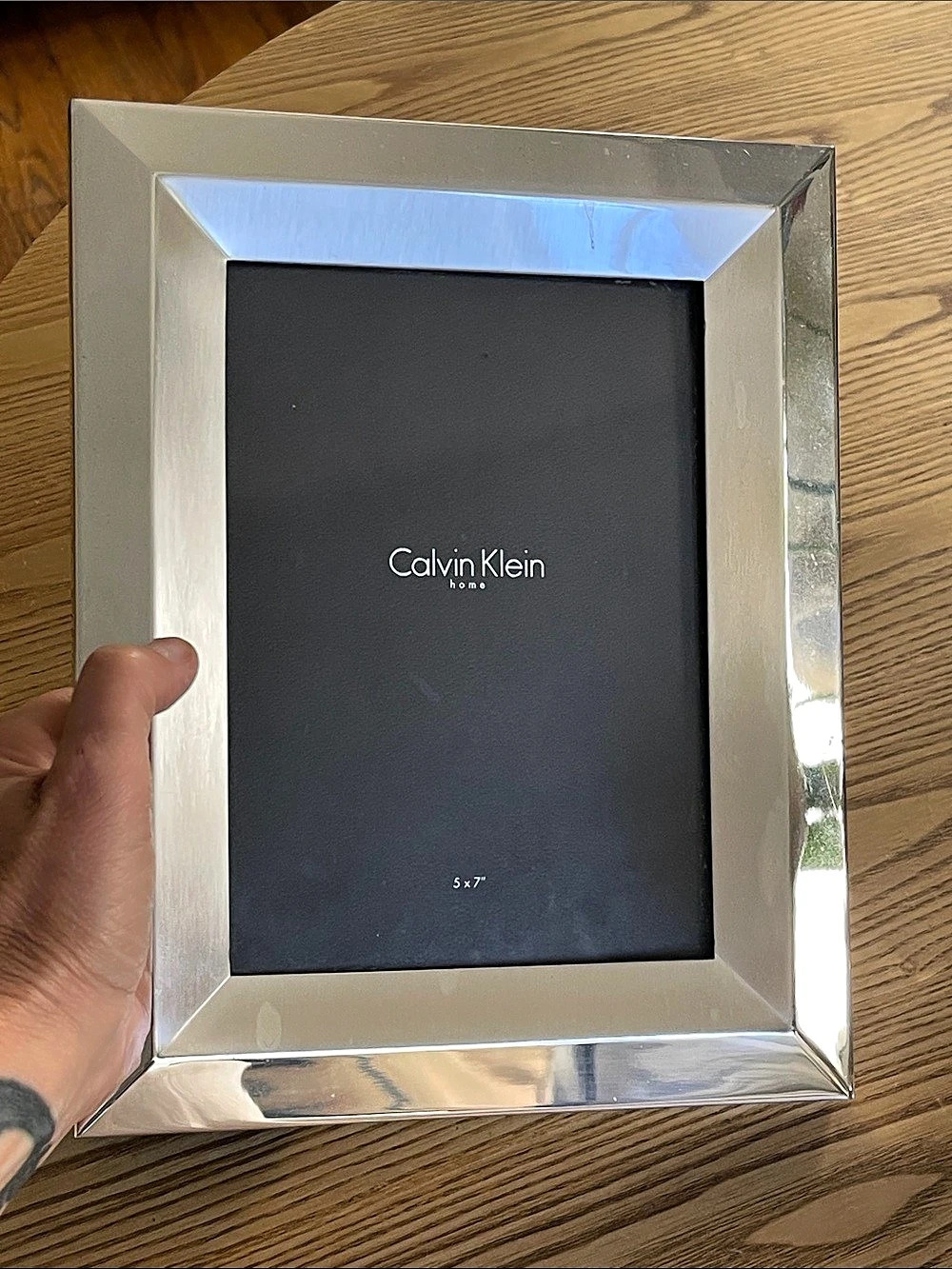 Calvin Klein Silver Plated Frame